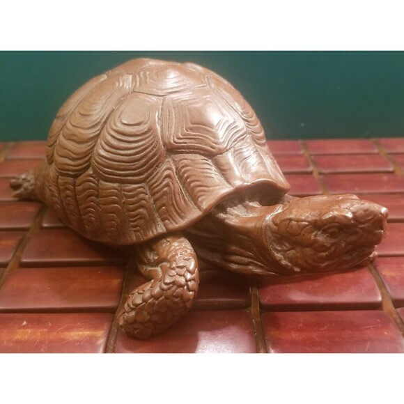 Vintage Red Mill Turtle Figurine 7"x4.5"x3" - Picture 7 of 8